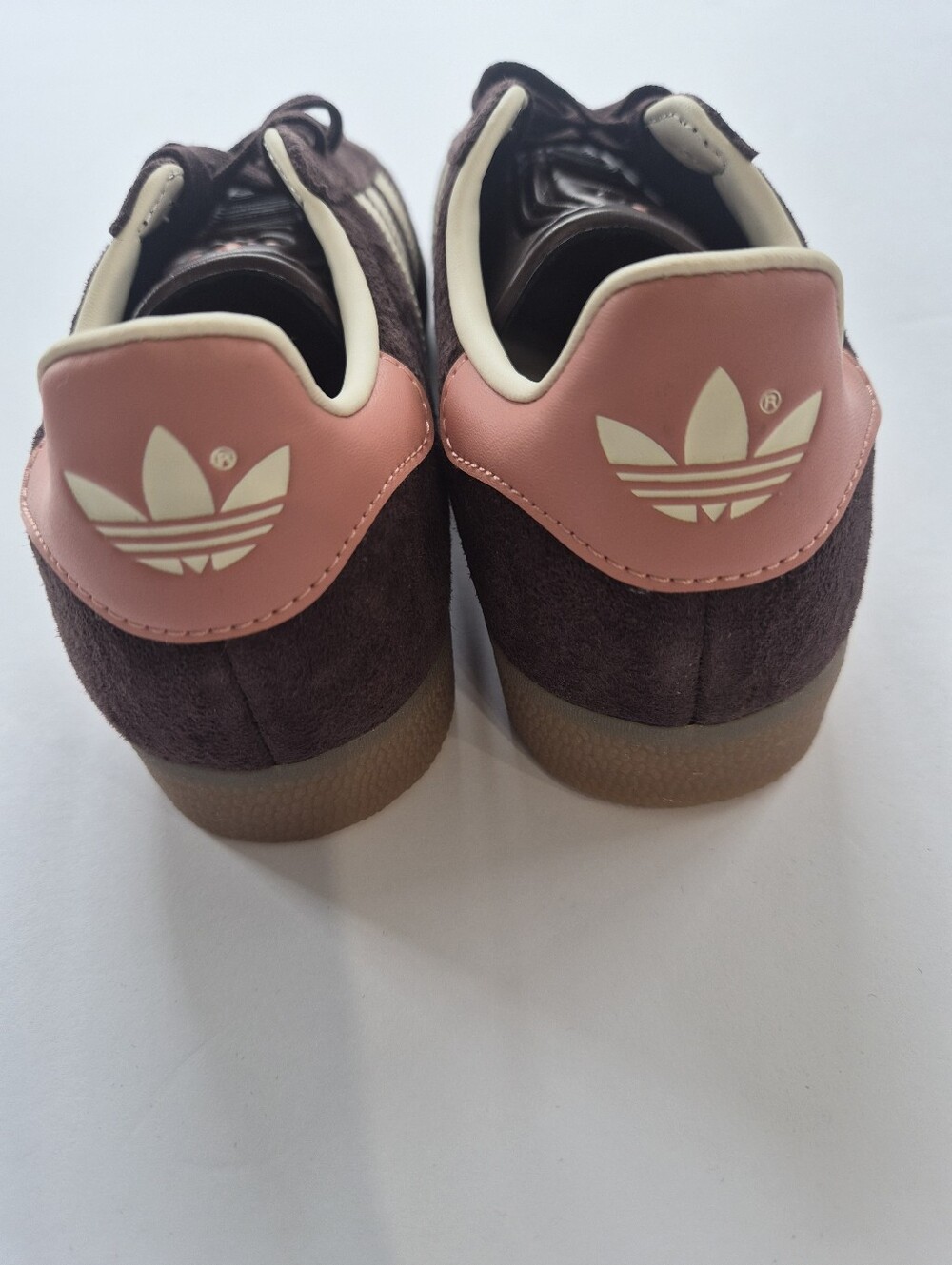 NWOT [Adidas] Gazelle In Size W7, Brown Suede, Pink, Brown Gum, Leather - Picture 5 of 7